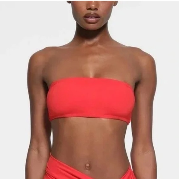 Two-Piece SKIMS ❤️ SWIM Bikini Bundle Set Ruby XS NWT - Picture 6 of 9